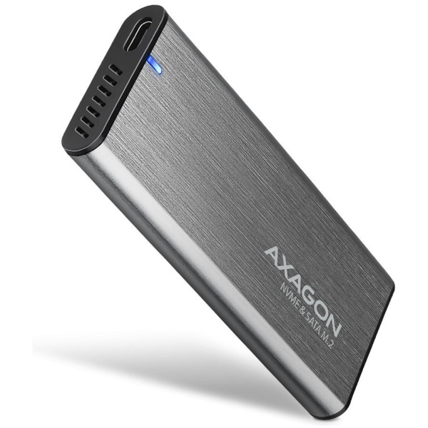 Axagon EEM2-SG2 külső ház NVMe és SATA M.2 SSD-hez > USB-C 3.2 Gen 2 #1