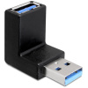 Delock USB 3.0 toldó könyök (90°) #1