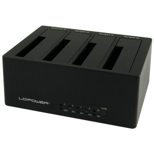 LC Power LC-DOCK-U3 SATA dokkoló akár 4db SATA HDD-hez klón funkcióval (USB 3.0) #1