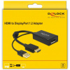 Delock HDMI > DisplayPort 1.2 4K 30Hz átalakító USB tápkábellel, 24cm kábel #3