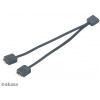 Akasa 3-pin aRGB elosztó kábel címezhető LED-hez (12cm) Duo Pack (2db) #1