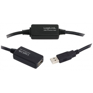 Logilink USB 2.0 extender kábel, aktív 15m #1
