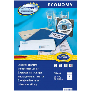 Avery Europe100 etikett címke (105 x 70 mm, 100 ív) #1