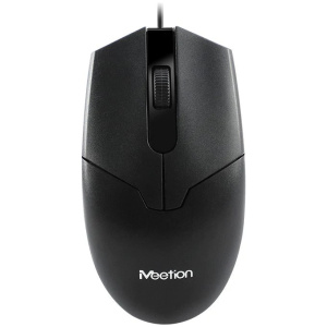 Meetion MT-M360 optikai egér, fekete (USB) #1