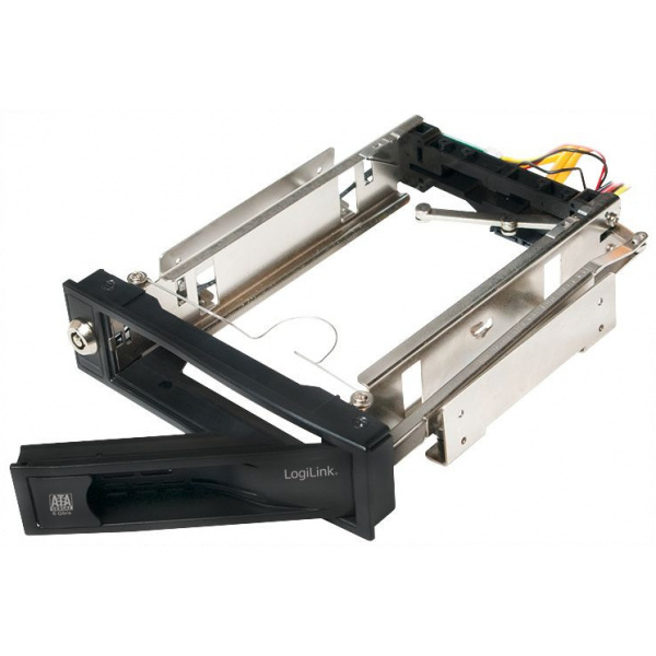 Logilink 5,25"-ös mobilrack 3,5" SATA HDD-hez, 2db kulccsal #2