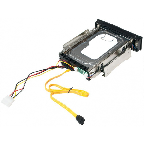 Logilink 5,25"-ös mobilrack 3,5" SATA HDD-hez, 2db kulccsal #3