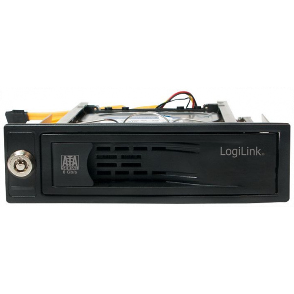 Logilink 5,25"-ös mobilrack 3,5" SATA HDD-hez, 2db kulccsal #4