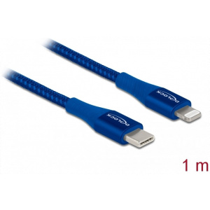 Delock USB-C – Lightning töltő- és adatkábel (MFi tanusítvánnyal) 1m #1