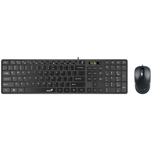 Genius Slimstar C126 billentyű + egér fekete (USB) #1
