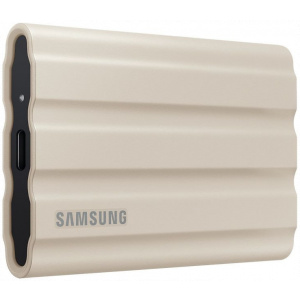 1TB Samsung T7 Shield hordozható SSD USB 3.2 (bézs) #1
