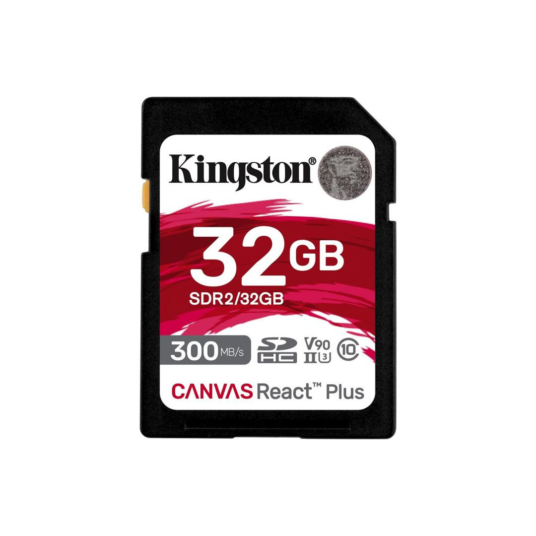 32GB Kingston Canvas React Plus V90 SD memóriakártya (Class 10) #1