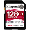 128GB Kingston Canvas React Plus V90 SD memóriakártya (Class 10) #1