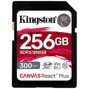 256GB Kingston Canvas React Plus V90 SD memóriakártya (Class 10) #1