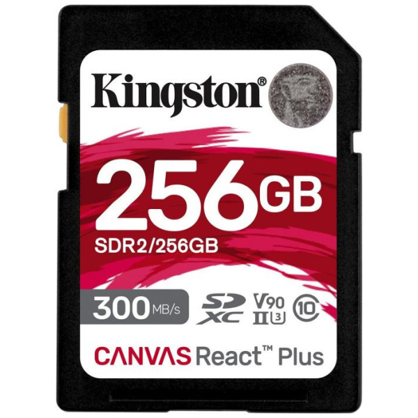 256GB Kingston Canvas React Plus V90 SD memóriakártya (Class 10) #1