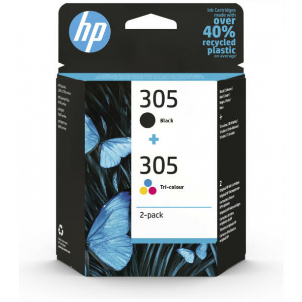 HP 6ZD17AE patron szett (305) fekete+színes #1