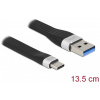 Delock USB 3.2 Gen 1 FPC lapos csík kábel USB-A - USB Type-C™ 13,5 cm PD 3A #1