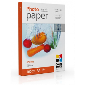 Colorway foto papír A4 100 lap, matt (220gr) #1