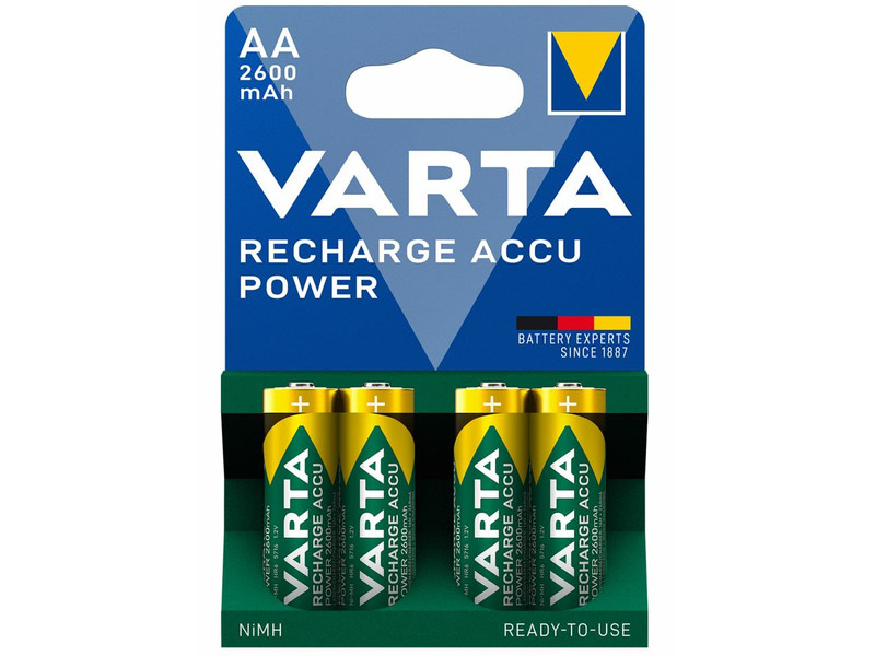 Varta Power NiMH akku AA (ceruza) 2600 mAh (4db) #1