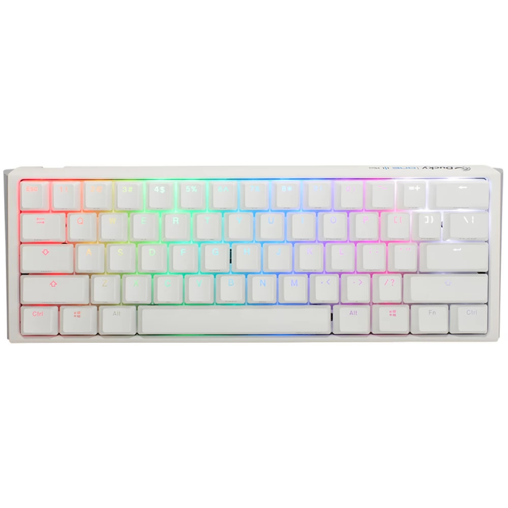 Ducky ONE 3 Mini mechanikus RGB billentyűzet (MX Brown) fehér #1