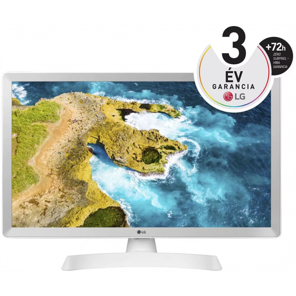 23,6" LG 24TQ510S-WZ TFT monitor, fehér (TV tunerrel) (IPS LED) #1