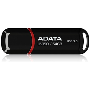 64GB ADATA USB 3.0 DashDrive™ UV150 Pendrive (fekete) #1