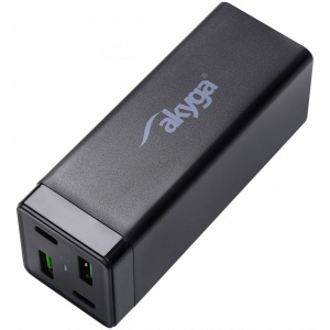 Akyga 2x USB-A + 2x USB-C gyorstöltő Quick Charge 4+ funkcióval (220V), max 65W #1