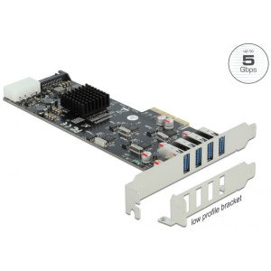 USB 3.3 vezérlő kártya PCI-Express x4 (4 port) - DeLock #1