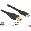 USB 3.2 (C) – USB 3.2 (A) Gen 2 kábel 2m Delock #1