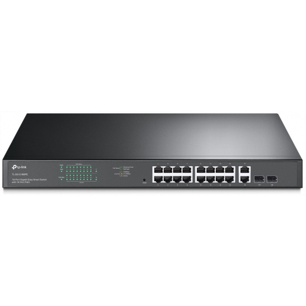 TP-Link TL-SG1218MPE 18-port Gigabit Easy Smart Switc switch 16 PoE+ porttal #1
