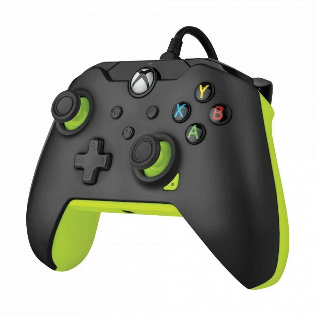 PDP Xbox vezetékes kontroller Series X|S/Xbox One/PC-hez (Electric Black) #1