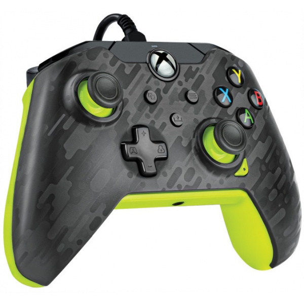 PDP Xbox vezetékes kontroller Series X|S/Xbox One/PC-hez (Electric Carbon) #1