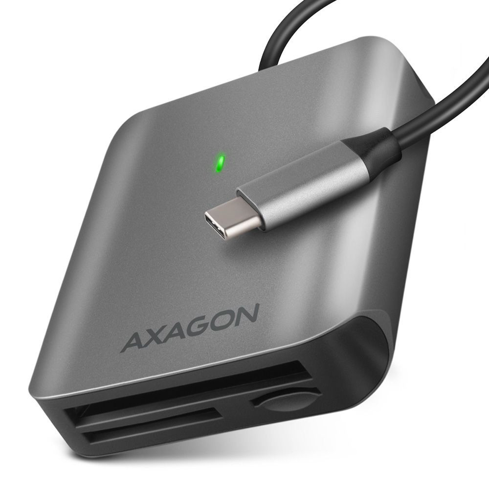 Axagon CRE-S3C SD/microSD/CF kártyaolvasó USB 3.2 Type-C csatlakozással #1