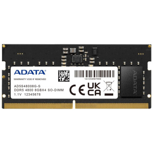 8GB DDR5 4800MHz (PC5-38400) ADATA RAM (SO-DIMM) #1