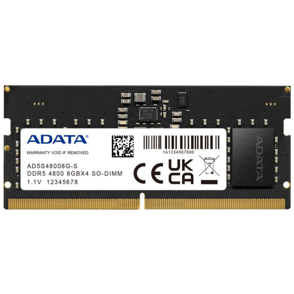 8GB DDR5 4800MHz (PC5-38400) ADATA RAM (SO-DIMM) #1