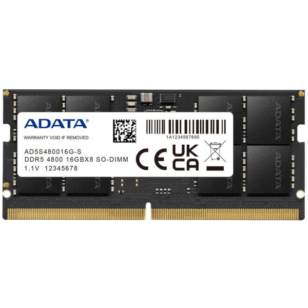 16GB DDR5 4800MHz (PC5-38400) ADATA RAM (SO-DIMM) #1