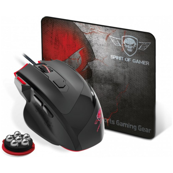 Spirit of Gamer PRO-M3 Gamer egér egérpaddal #1