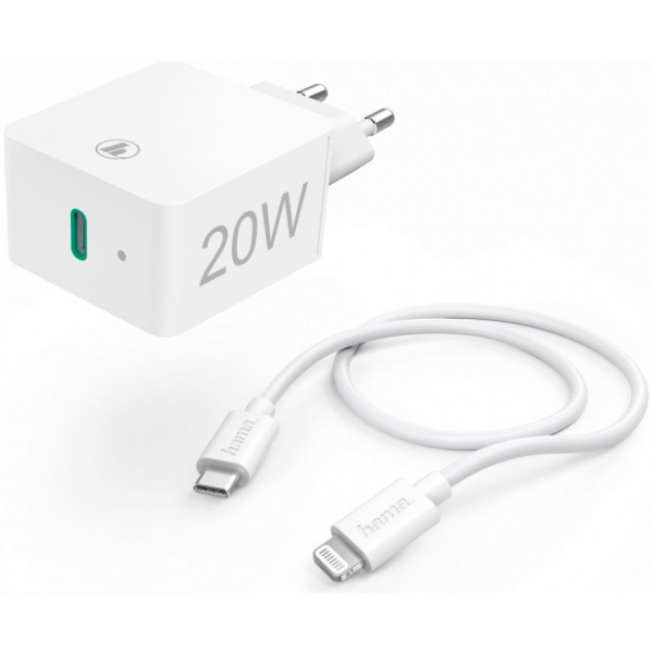 Hama 201620 Lightning - USB-C töltő kábellel, Power Delivery-vel (PD) - 20W #1