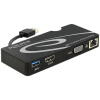 Delock USB 3.0 dokkolóállomás VGA / HDMI / USB 3.0 / Gbit LAN #1