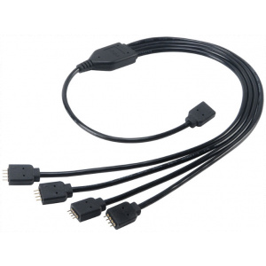 Akasa 4-pin RGB elosztó kábel RGB világításhoz, 50cm (1x RGB > 4x RGB) #1