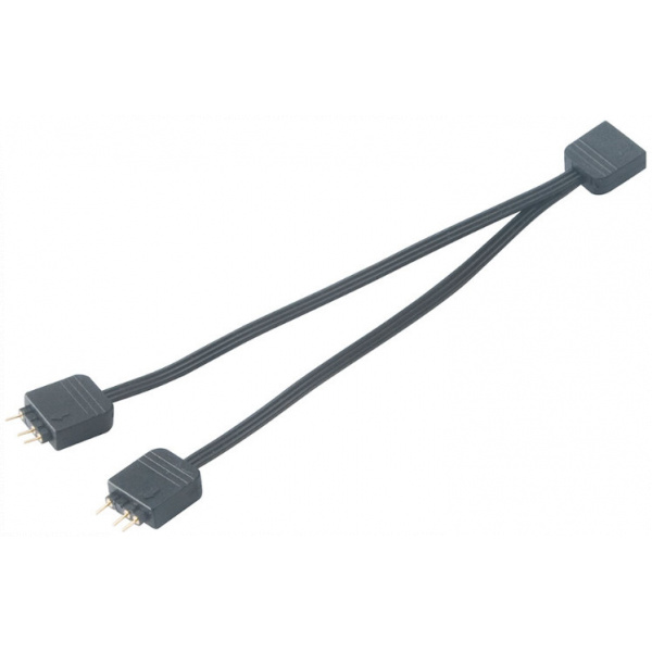 Akasa 3-pin aRGB elosztó kábel címezhető LED-hez (12cm) #1