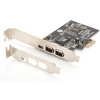 Digitus IEEE 1394a Firewire PCIe kártya 2+1 külső porttal #1