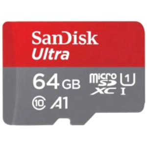 64GB Sandisk Ultra Android microSD kártya + SD adapter (Class 10) #1