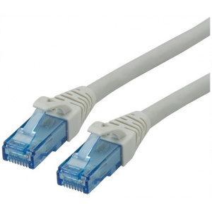 Roline STP / FTP patchkábel Cat6a LSOH 1m (szürke) #1