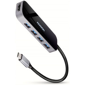 Axagon HMC-6H4A SuperSpeed USB-C Combo 6-in-1 HUB #1