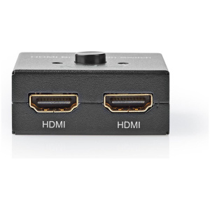 HDMI manuális switch 2 port, 4K@60Hz (Nedis) #1