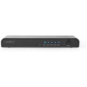 Nedis HDMI switch 5 port távirányítóval, 4K 60Hz #1