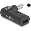 Delock laptop töltőadapter USB-C (anya) > Dell 4,5 x 3,0 mm (apa) 90° #1