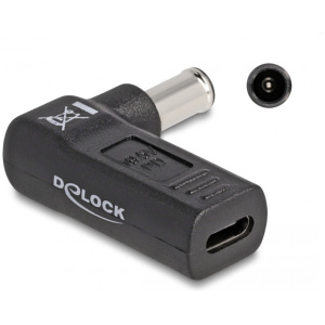 Delock laptop töltőadapter USB-C (anya) > Sony 6,0 x 4,3 mm (apa) 90° #1