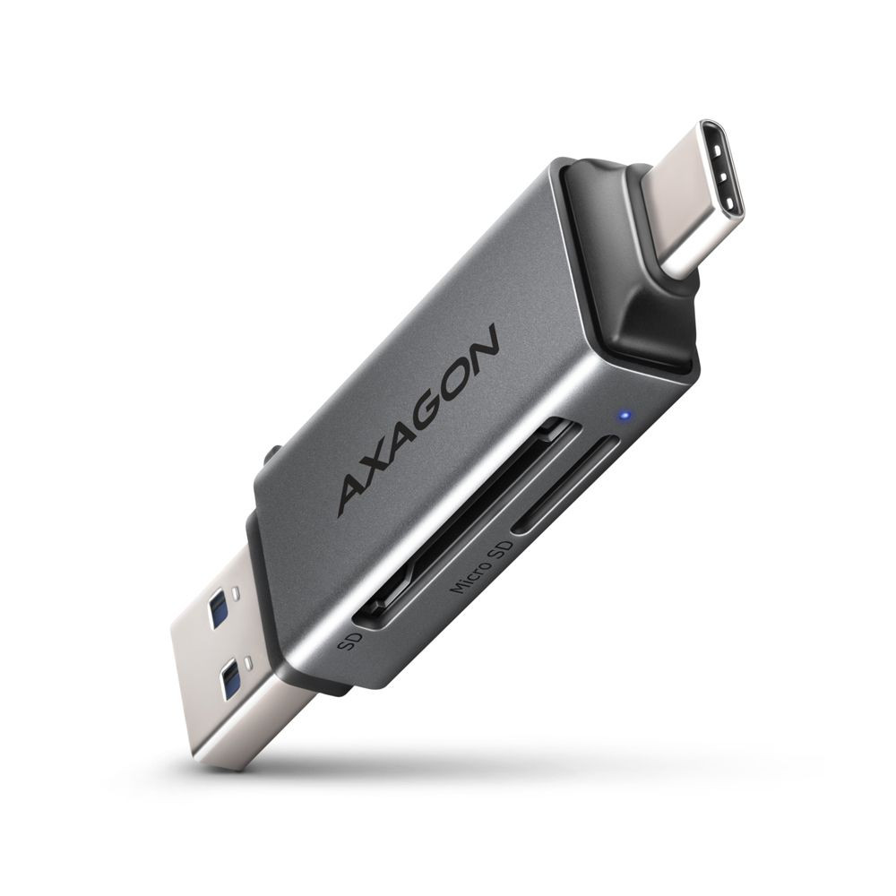 Axagon CRE-DAC Mobil USB 3.2 Gen 1 USB-C + USB-A SD/microSD mini kártyaolvasó #1