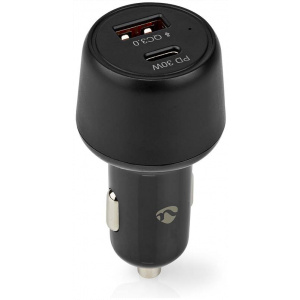Nedis USB-C / USB-A Car charger (autós töltő adapter) PD és QC3 funkcióval 48W #1